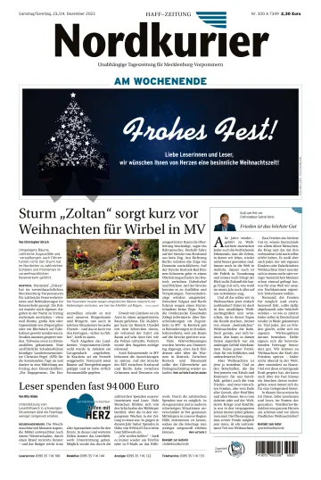 Nordkurier Haff-Zeitung - 23 Dec 2023