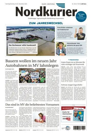 Nordkurier Haff-Zeitung - 30 Dec 2023