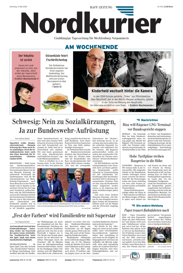 Nordkurier Haff-Zeitung