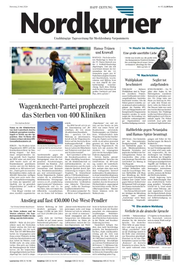 Nordkurier Haff-Zeitung - 21 5月 2024