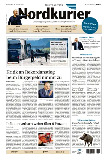 Nordkurier Müritz-Zeitung - 31 Aug 2023