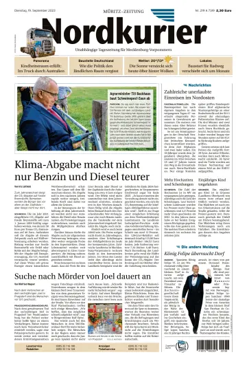 Nordkurier Müritz-Zeitung - 19 Sep 2023