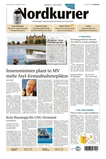 Nordkurier Müritz-Zeitung - 21 Sep 2023