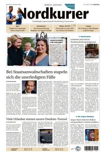 Nordkurier Müritz-Zeitung - 2 Oct 2023