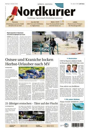 Nordkurier Müritz-Zeitung - 9 Oct 2023