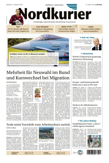 Nordkurier Müritz-Zeitung - 11 Oct 2023
