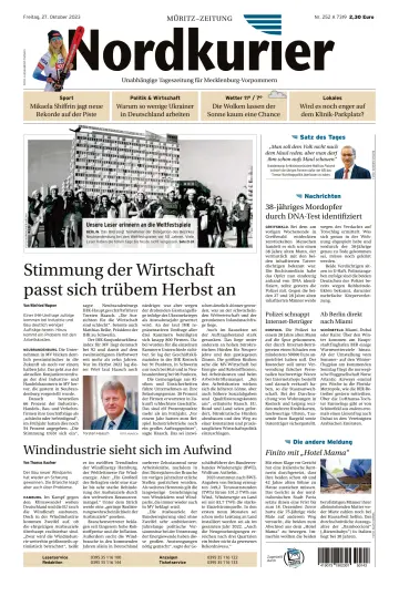 Nordkurier Müritz-Zeitung - 27 Oct 2023