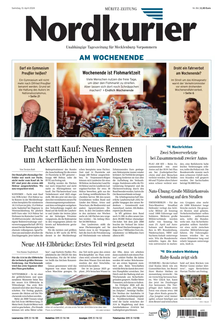 Nordkurier Müritz-Zeitung