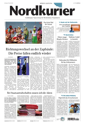 Nordkurier Müritz-Zeitung - 29 апр. 2024