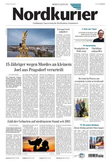 Nordkurier Müritz-Zeitung - 03 Mai 2024