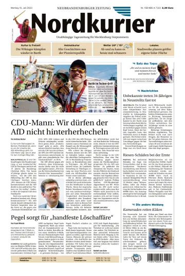 Nordkurier Neubrandenburger Zeitung - 10 Jul 2023