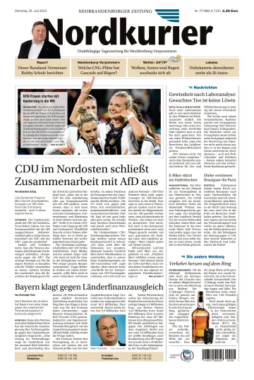 Nordkurier Neubrandenburger Zeitung - 25 Jul 2023