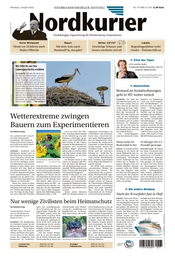 Nordkurier Neubrandenburger Zeitung - 1 Aug 2023
