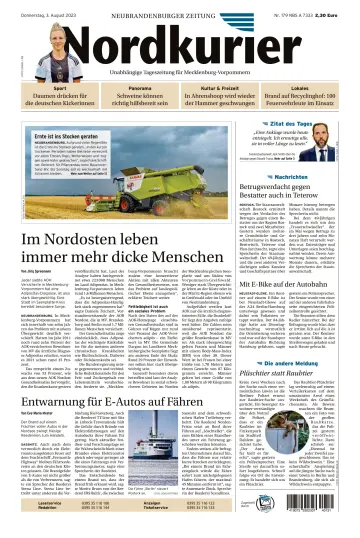 Nordkurier Neubrandenburger Zeitung - 3 Aug 2023