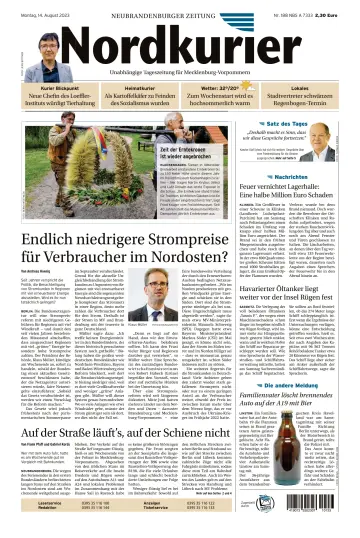 Nordkurier Neubrandenburger Zeitung - 14 Aug 2023