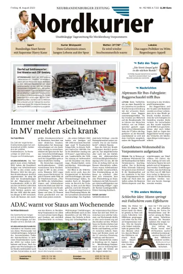 Nordkurier Neubrandenburger Zeitung - 18 Aug 2023