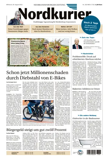 Nordkurier Neubrandenburger Zeitung - 30 Aug 2023