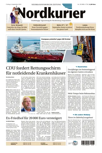 Nordkurier Neubrandenburger Zeitung - 8 Sep 2023