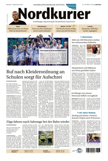 Nordkurier Neubrandenburger Zeitung - 11 Sep 2023