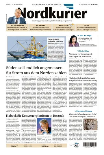 Nordkurier Neubrandenburger Zeitung - 13 Sep 2023