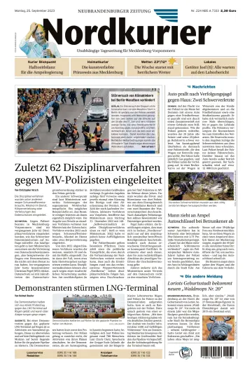 Nordkurier Neubrandenburger Zeitung - 25 Sep 2023