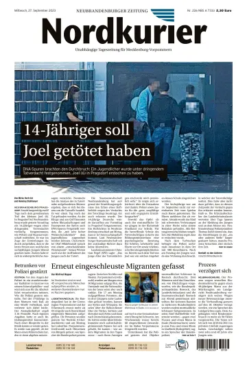 Nordkurier Neubrandenburger Zeitung - 27 Sep 2023