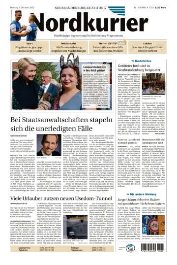 Nordkurier Neubrandenburger Zeitung - 2 Oct 2023