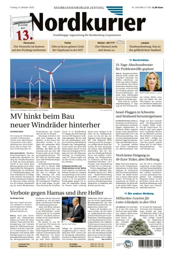 Nordkurier Neubrandenburger Zeitung - 13 Oct 2023
