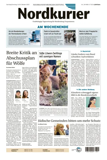 Nordkurier Neubrandenburger Zeitung - 14 Oct 2023