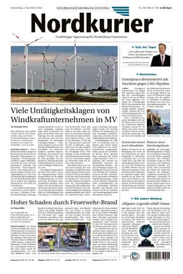 Nordkurier Neubrandenburger Zeitung - 2 Nov 2023
