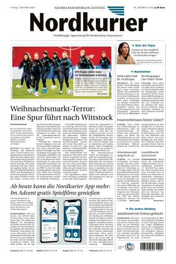 Nordkurier Neubrandenburger Zeitung - 1 Dec 2023