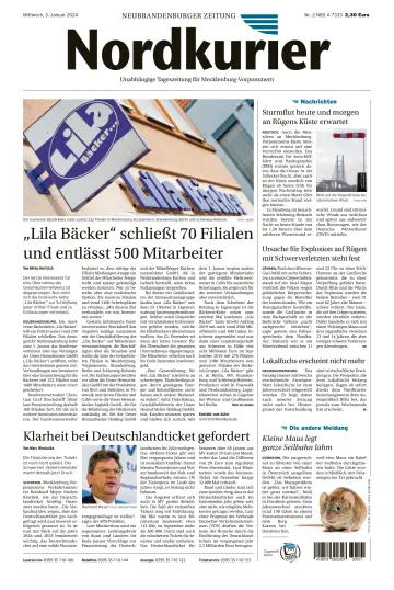 Nordkurier Neubrandenburger Zeitung - 3 Jan 2024