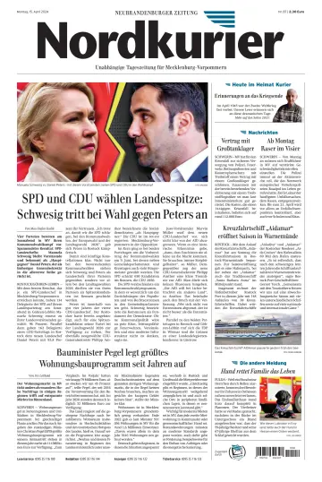 Nordkurier Neubrandenburger Zeitung - 15 Apr 2024