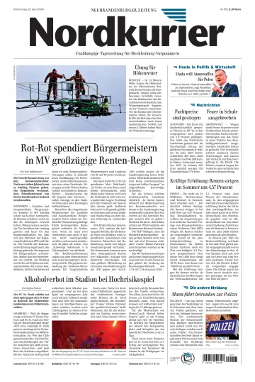 Nordkurier Neubrandenburger Zeitung - 25 4월 2024