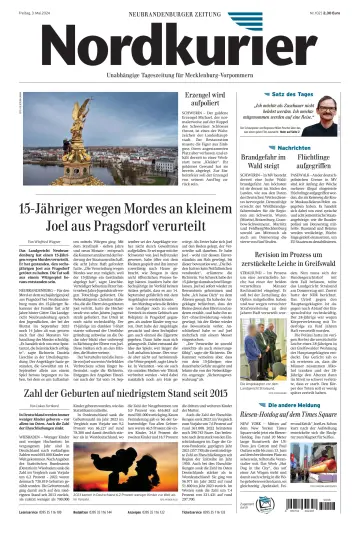 Nordkurier Neubrandenburger Zeitung - 03 mai 2024