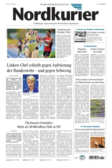 Nordkurier Neubrandenburger Zeitung - 07 5月 2024