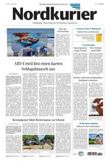 Nordkurier Neubrandenburger Zeitung - 14 ma 2024