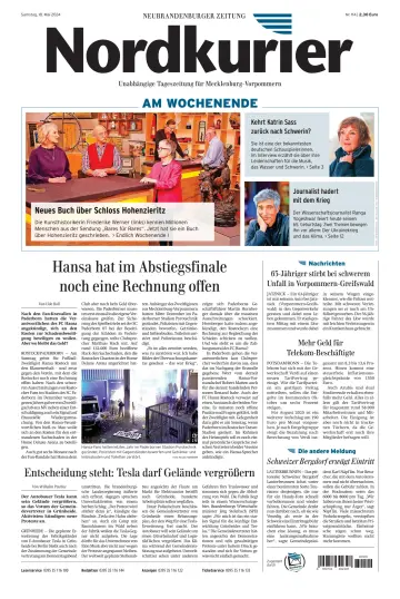Nordkurier Neubrandenburger Zeitung - 18 Ma 2024