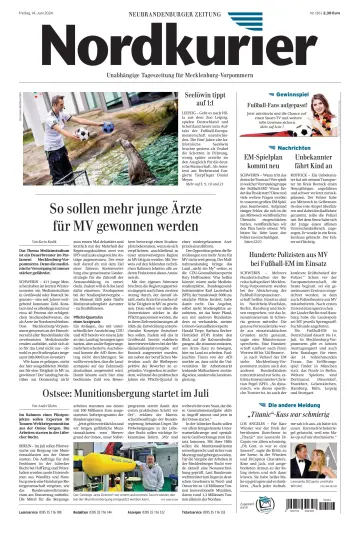 Nordkurier Neubrandenburger Zeitung - 14 Jun 2024