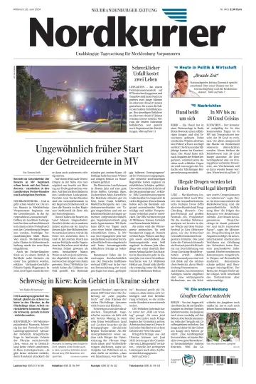 Nordkurier Neubrandenburger Zeitung - 26 Jun 2024