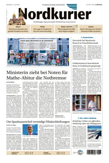 Nordkurier Pasewalker Zeitung - 04 lug 2023