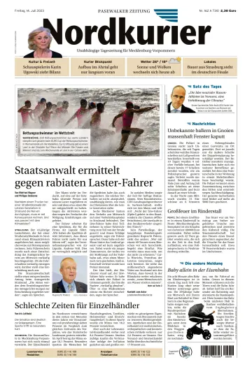 Nordkurier Pasewalker Zeitung - 14 lug 2023