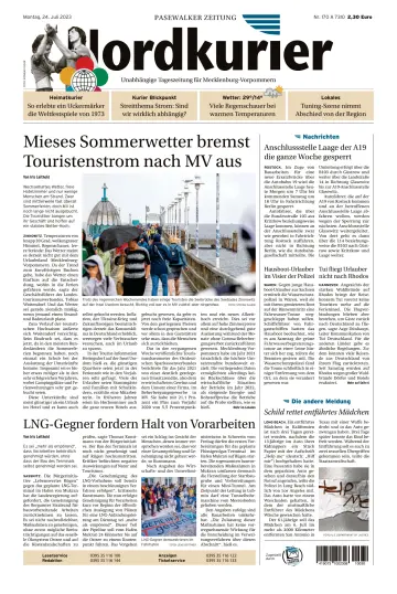 Nordkurier Pasewalker Zeitung - 24 lug 2023