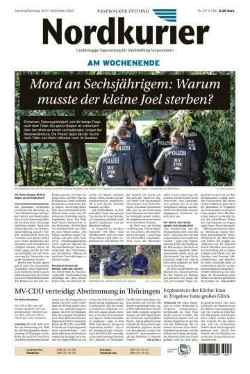Nordkurier Pasewalker Zeitung - 16 Sep 2023