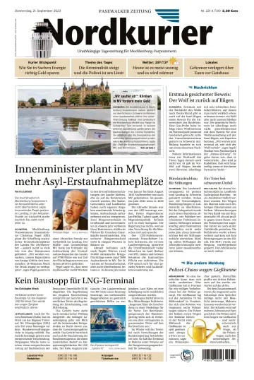 Nordkurier Pasewalker Zeitung - 21 set 2023