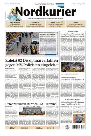 Nordkurier Pasewalker Zeitung - 25 Sep 2023
