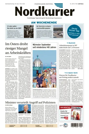 Nordkurier Pasewalker Zeitung - 30 set 2023