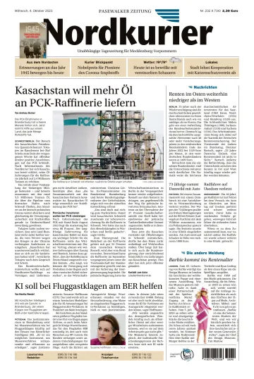 Nordkurier Pasewalker Zeitung - 4 Oct 2023