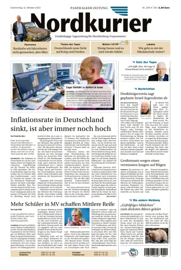 Nordkurier Pasewalker Zeitung - 12 Oct 2023