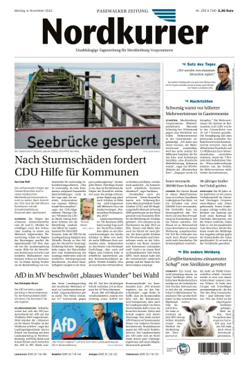 Nordkurier Pasewalker Zeitung - 06 nov 2023